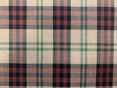 Костюмная клетка КТ 2100#65 коричневая