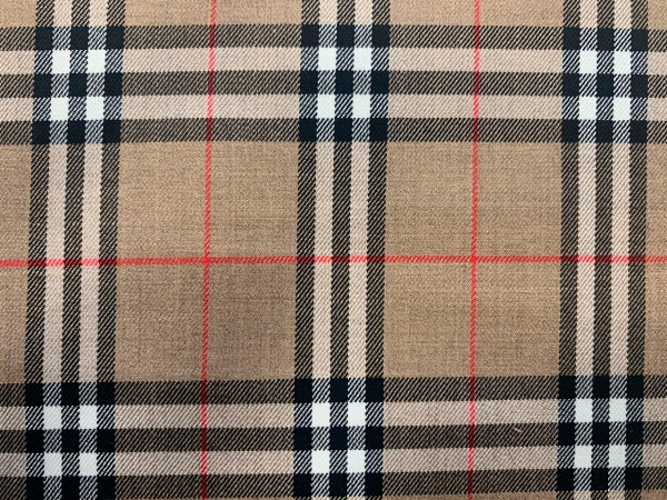 Костюмная клетка КТ 2100#58 бежевая