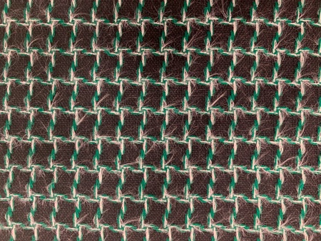 Ткань пальтовая Букле Жаккард SH 2045#3 мультиколор черный-зеленый