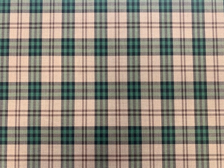 Костюмная клетка КТ 2100#62 зеленая