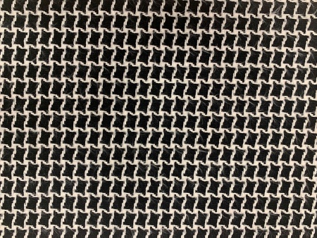 Ткань пальтовая Букле Жаккард SH 2045#1 мультиколор белый-черный