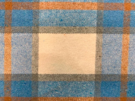 Фланель рубашечная М60-137#3 клетка голубая